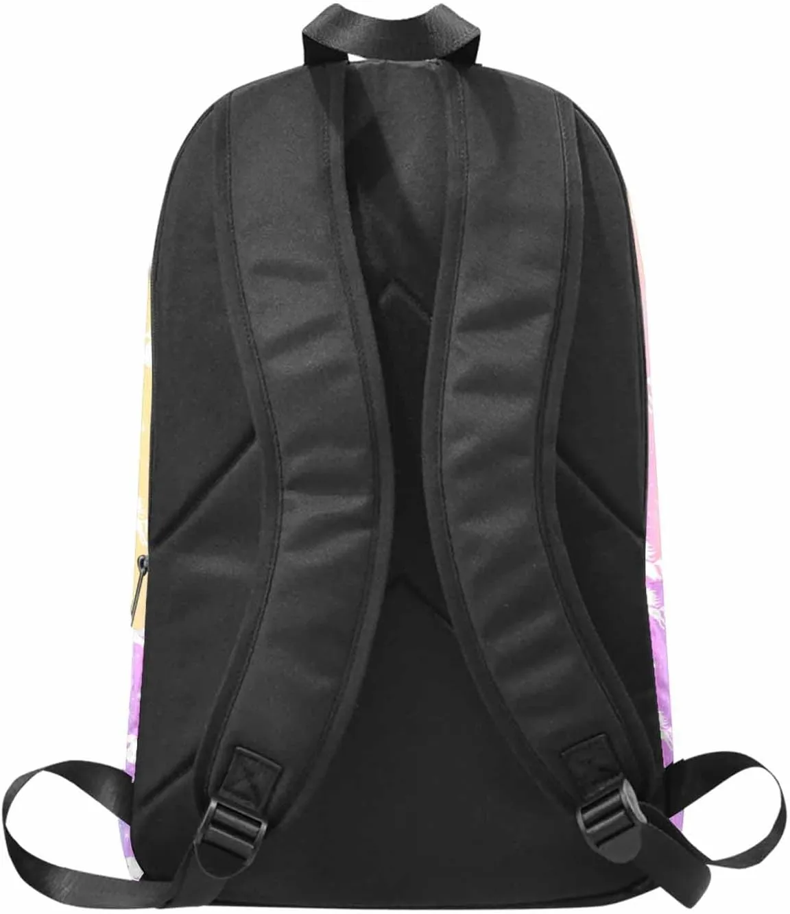 MyPupSocks Customize Book Bag School Backpack for Kids Girls Princess Custom Rainbow School Bag Back Pack with Adjustable Shoulder Straps for Daughter Son Friends