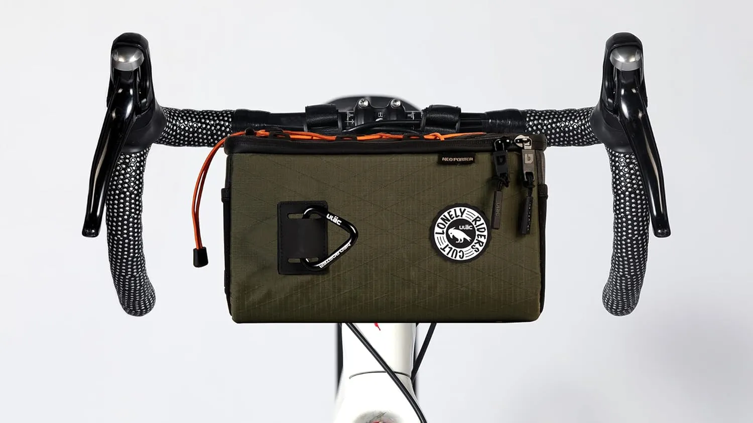NEO PORTER COURSIER GT MAX 4.2L Bicycle Handlebar Bag, Waterproof Large Capacity Cycling Storage Bag(Moss)