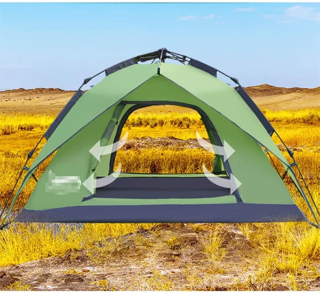 NIEH Tent Fully Automatic Hydraulic Outdoor Tent 2 People Rainproof Wild Camping Mountaineering Riding Family Double Tent Tents Camping Tents Small awnings Backpacking Tents Beach Tents