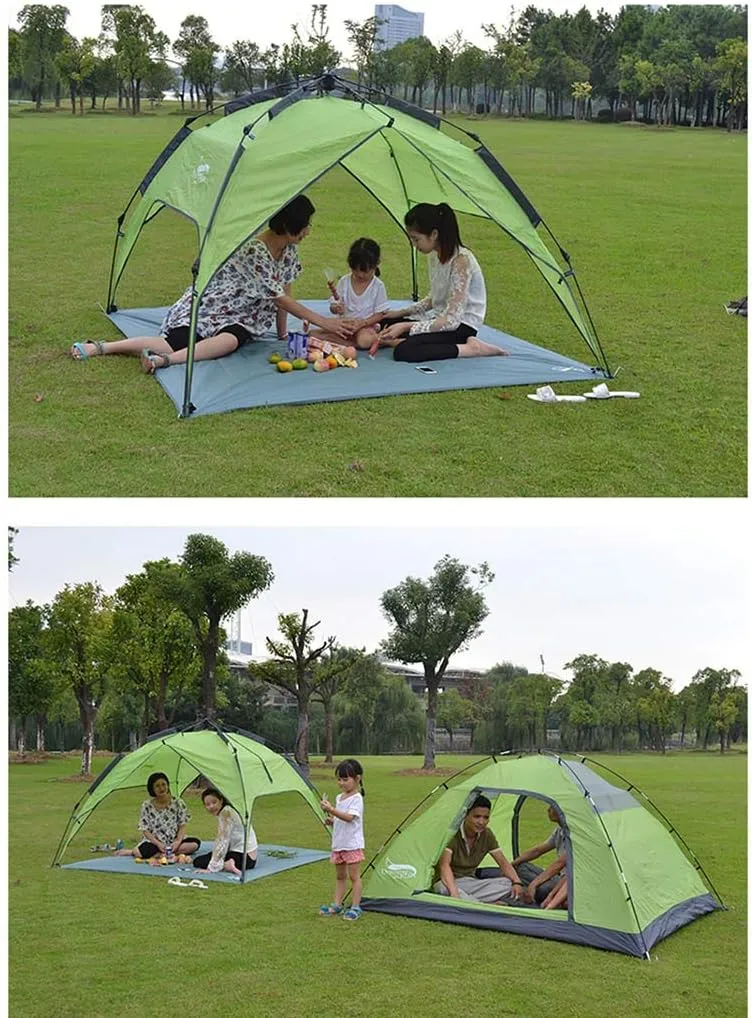 NIEH Tent Fully Automatic Hydraulic Outdoor Tent 2 People Rainproof Wild Camping Mountaineering Riding Family Double Tent Tents Camping Tents Small awnings Backpacking Tents Beach Tents