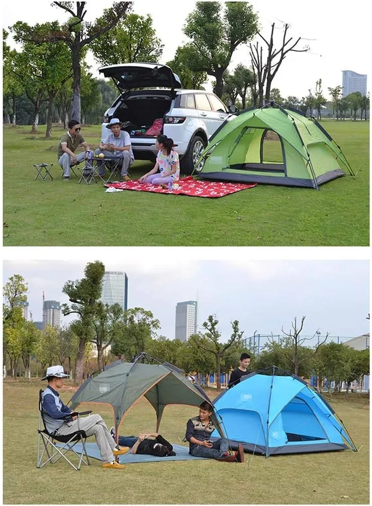 NIEH Tent Fully Automatic Hydraulic Outdoor Tent 2 People Rainproof Wild Camping Mountaineering Riding Family Double Tent Tents Camping Tents Small awnings Backpacking Tents Beach Tents