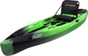 NuCanoe Flint Sit-on-Top Fishing/Hunting Kayak (Pivot Pedal Drive/EPS Trolling Motor Compatible)