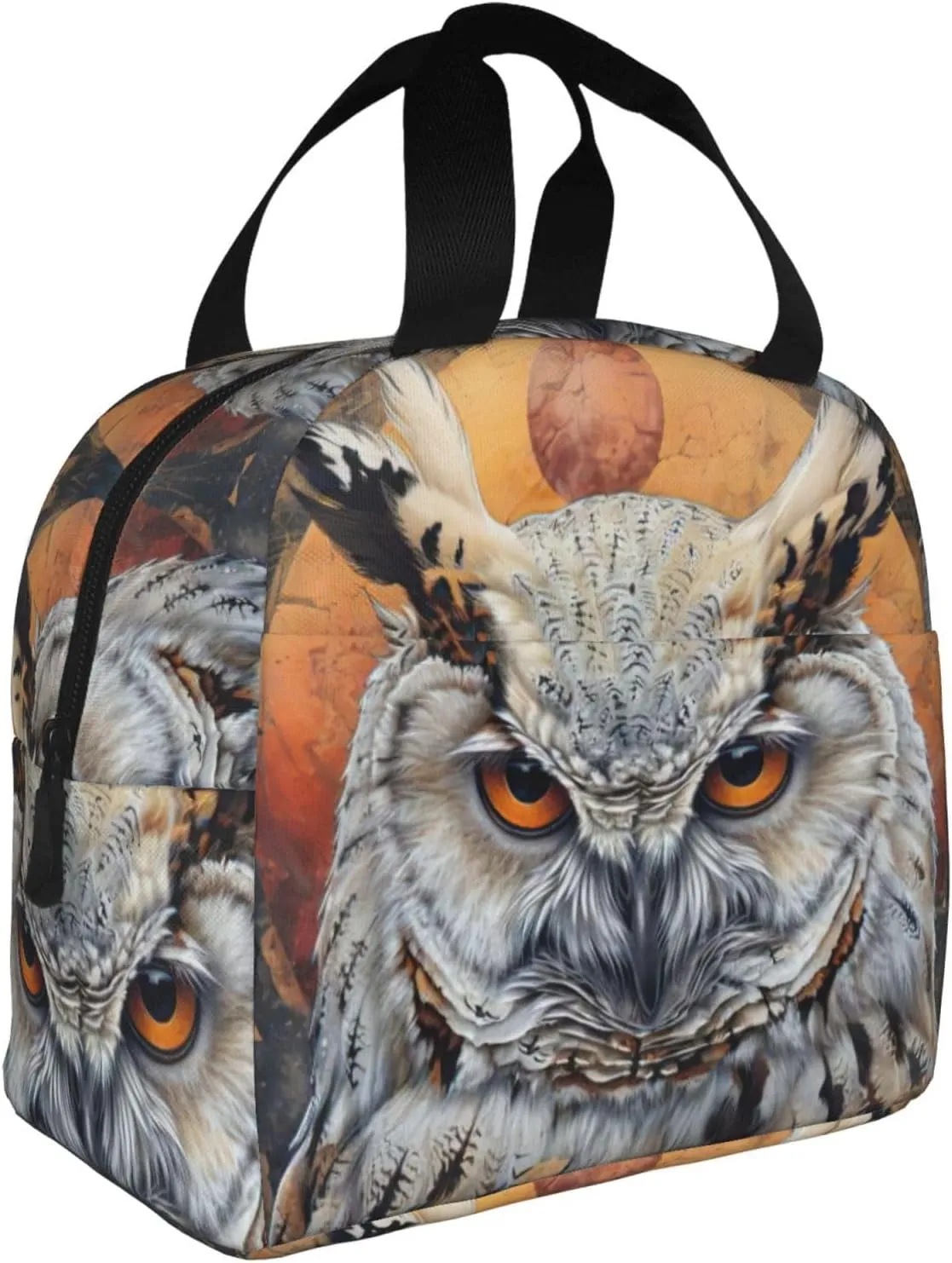 Owl Beliefs Print Lunch Bag Insulated Lunch Box Portable Lunch Bag Lunch Tote For Women Men Work Travel Picnic