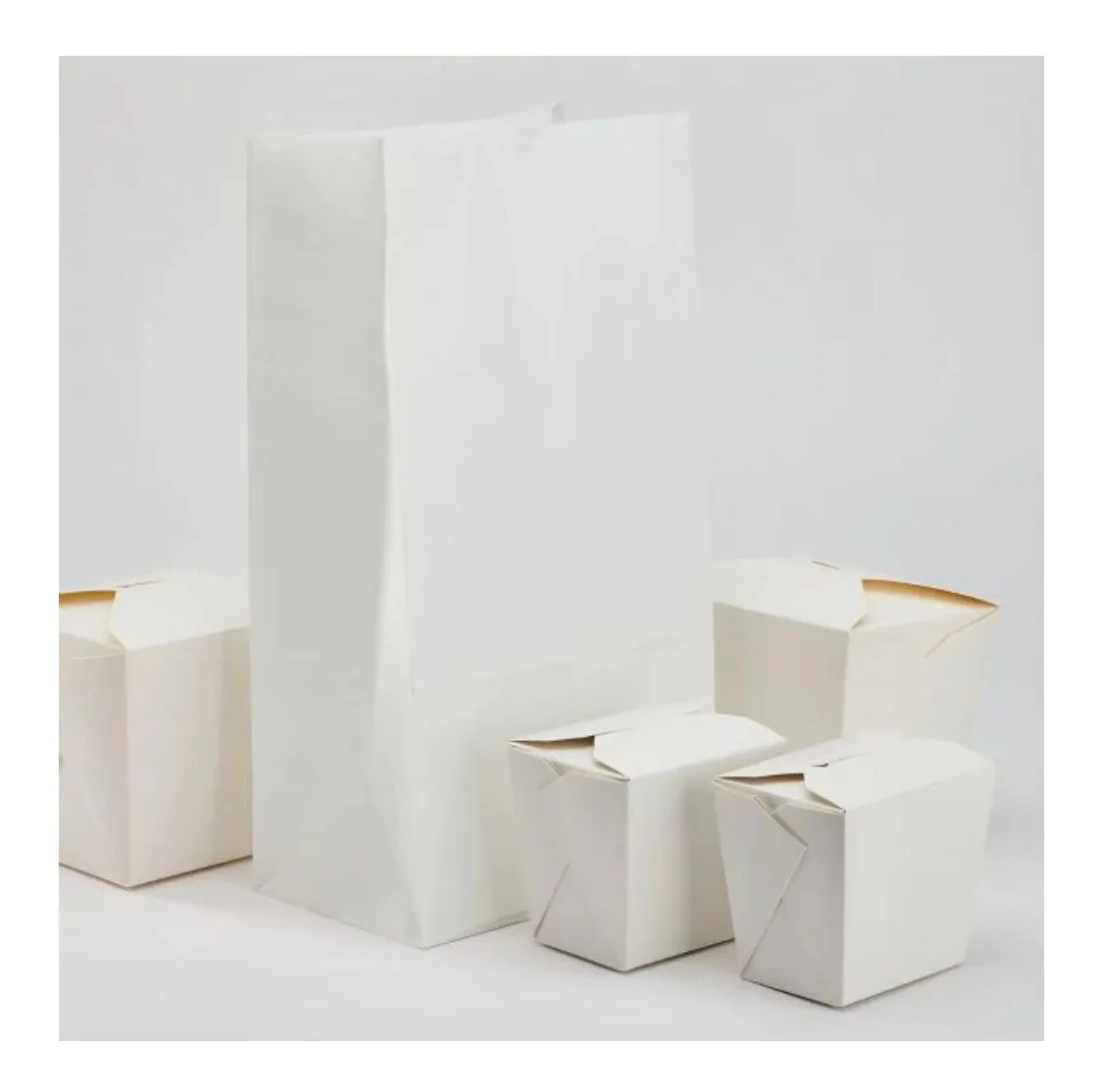 Paper Bag, 12 lb, White - 1,000 pcs