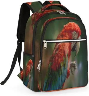 Parrot Beak Claws Travel Laptop Backpack, 16.1 Inches Computer Backpack, Durable Water-Repellent Travel Backpack for Business College Women Men Gift