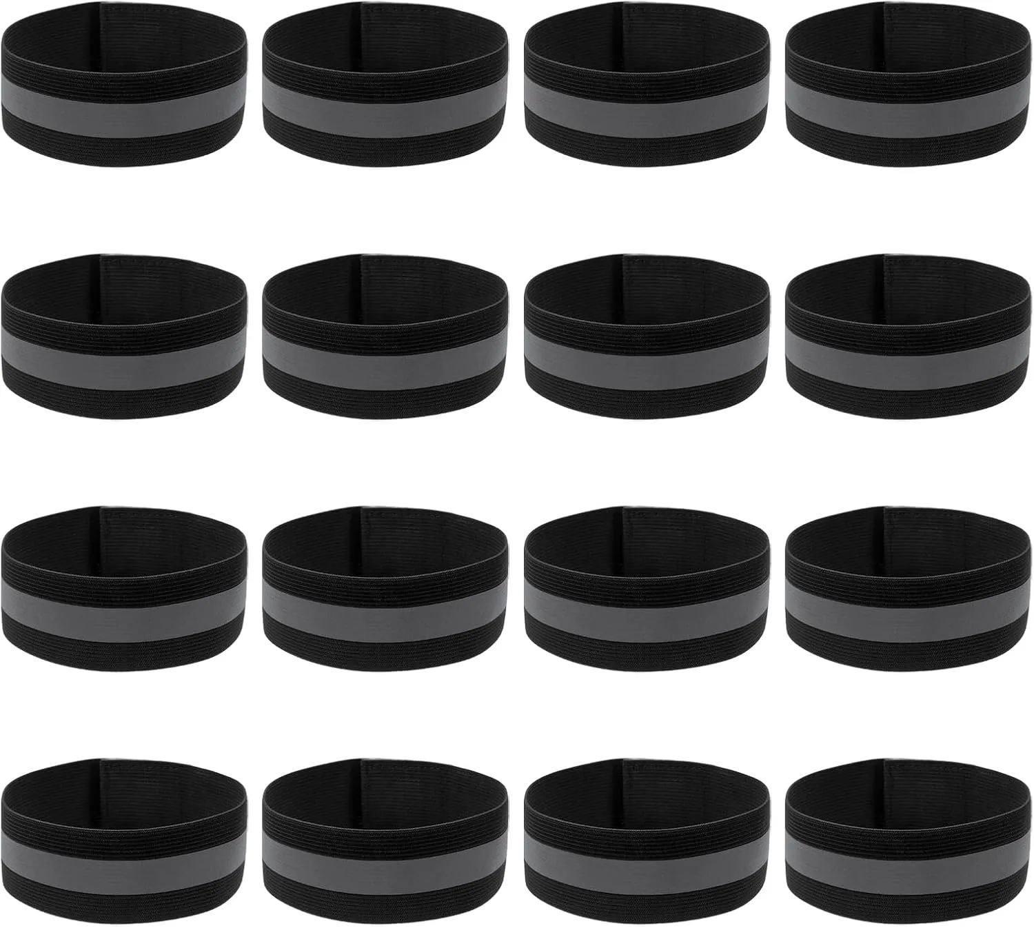 PATIKIL Reflective Bands for Wrist/Arm/Ankle/Leg, High Visibility Reflector Bands, Safety Reflector Tape Straps for Night Running Cycling