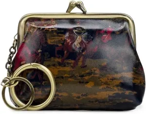 Patricia Nash Borse Coin Purse for Women - Make a Statement with this Florence Coin Pouch for Women, 100% Leather Coin Purse, Large and Spacious Cute Coin Purse, Kent Countryside