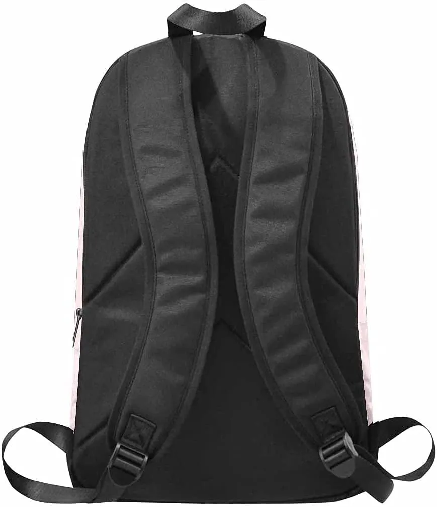 Personalized Gymnastics Leap Pastel Blue Backpack with Name Custom Travel Bag for women Men