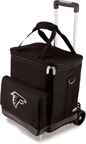 PICNIC TIME NFL Unisex-Adult NFL Cellar 6-Bottle Wine Carrier & Cooler Tote with Trolley