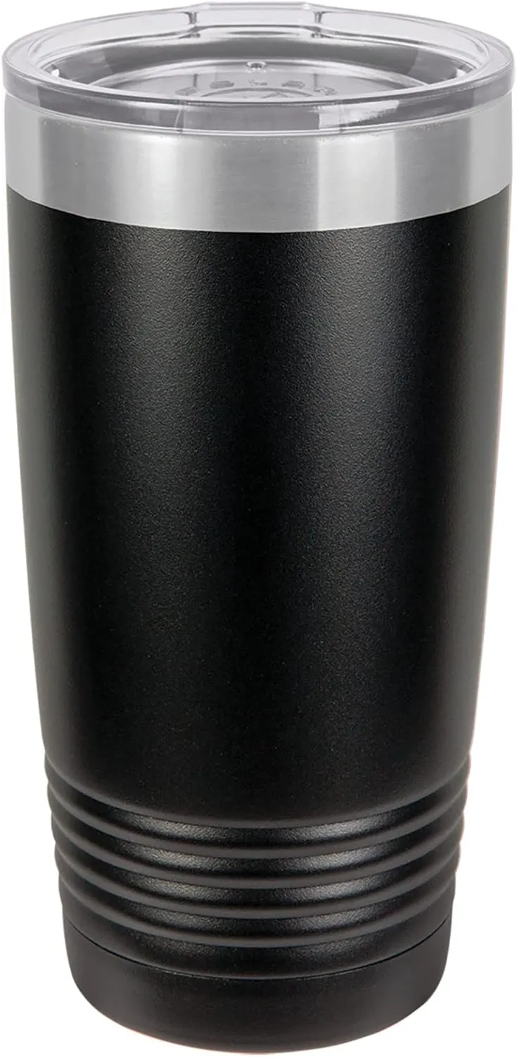 Polar Camel 20 oz. Stainless Steel Vacuum Insulated Tumbler (Black)