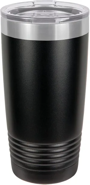 Polar Camel 20 oz. Stainless Steel Vacuum Insulated Tumbler (Black)
