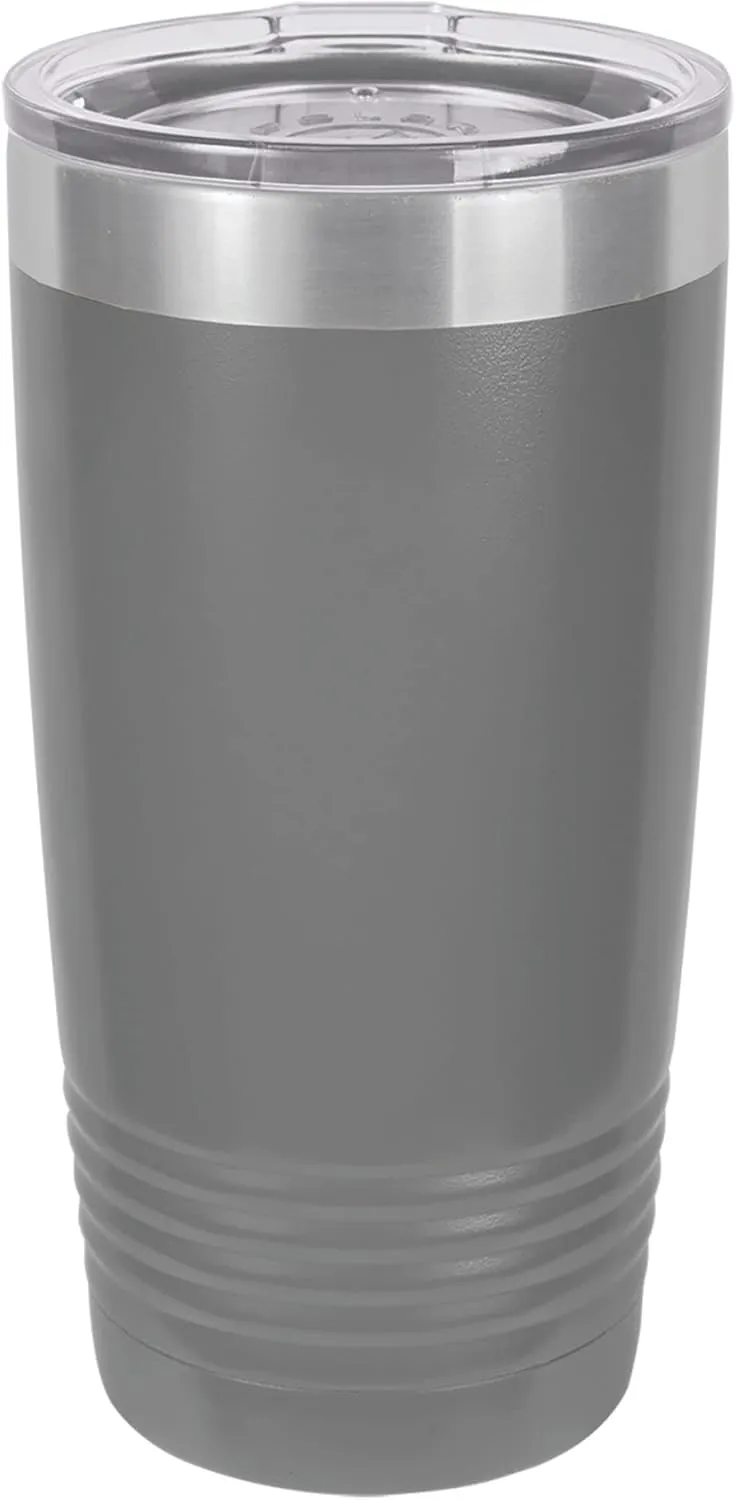 Polar Camel 20 oz. Stainless Steel Vacuum Insulated Tumbler (Dark Gray)