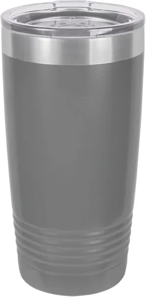 Polar Camel 20 oz. Stainless Steel Vacuum Insulated Tumbler (Dark Gray)