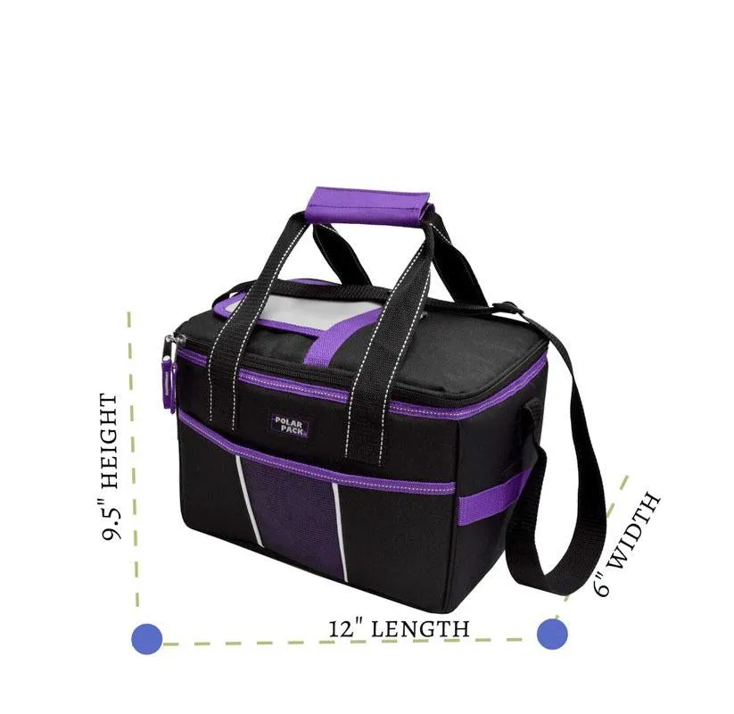 Polar Pack 18-Can Insulated Double Handle Collapsible Cooler