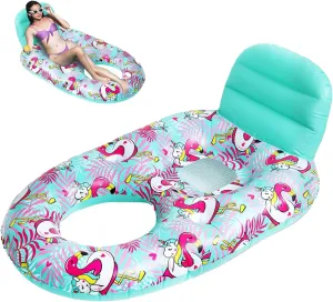 Pool Lounger, Pool Lake Beach， Extra Large Inflatable Lounger Float Float Pool Lounge Chair Adul t Pool Float Pool