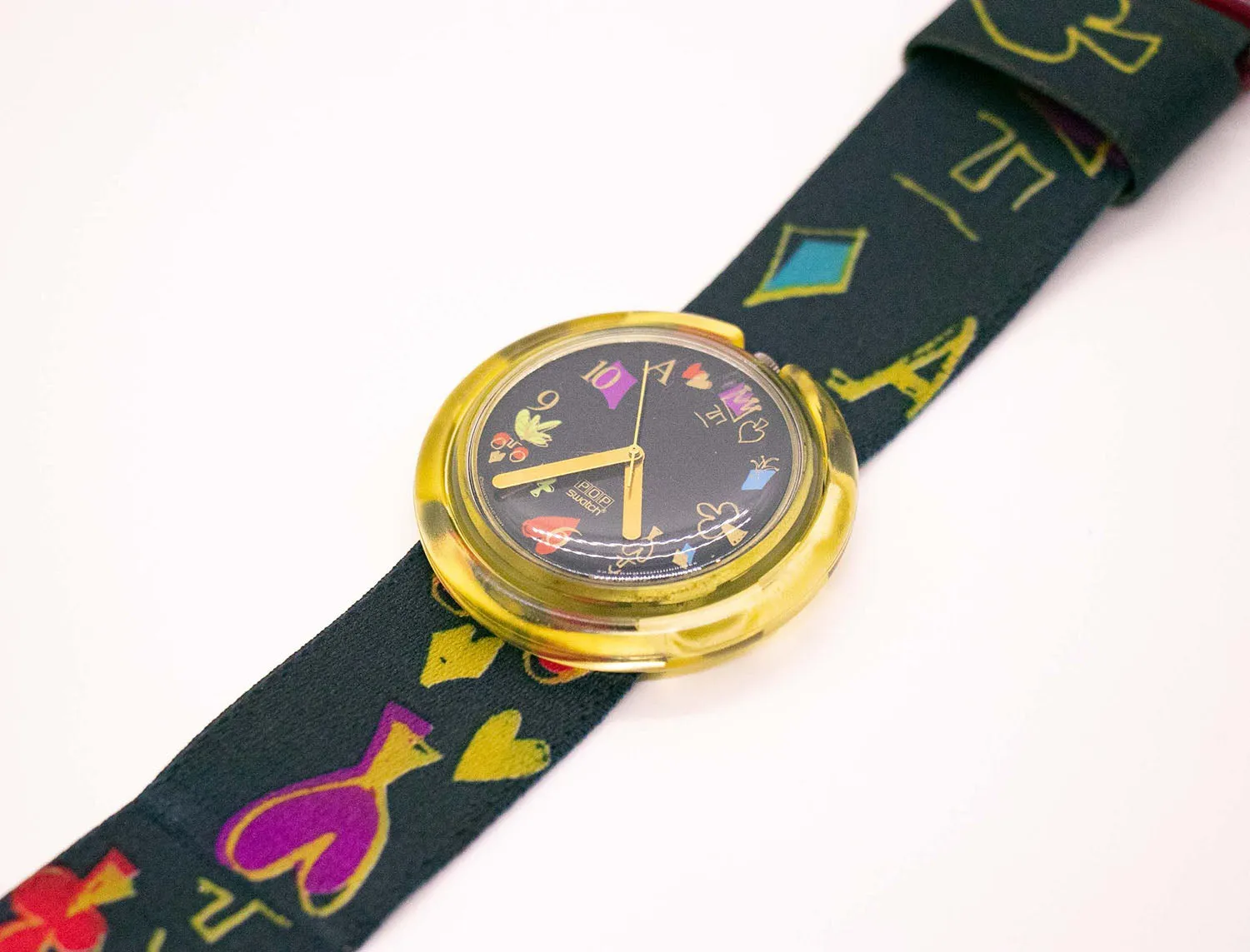 Pop Swatch ALICE PWK165 | 1992 Vintage Pop Swatch Alice in Wonderland