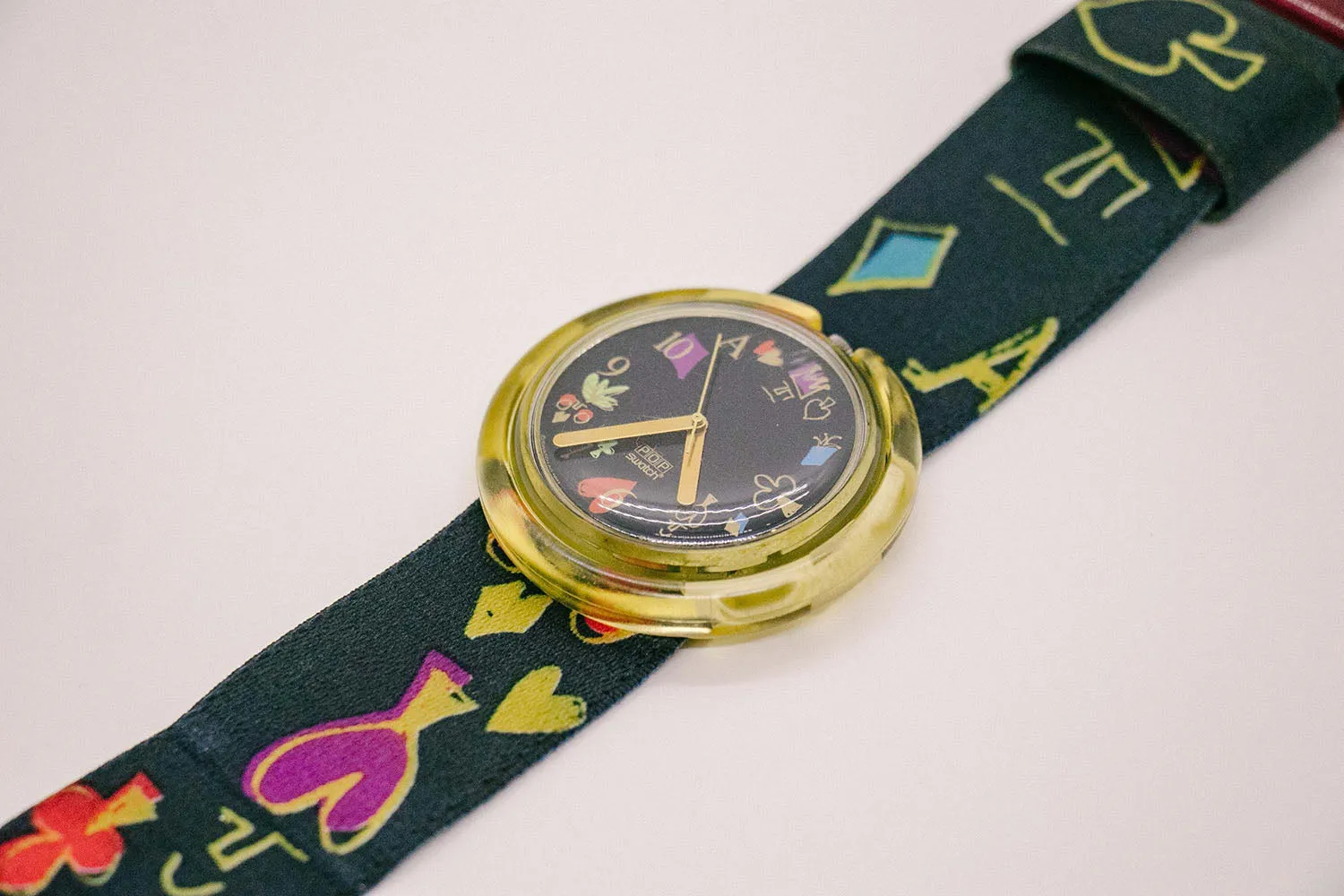 Pop Swatch ALICE PWK165 | 1992 Vintage Pop Swatch Alice in Wonderland