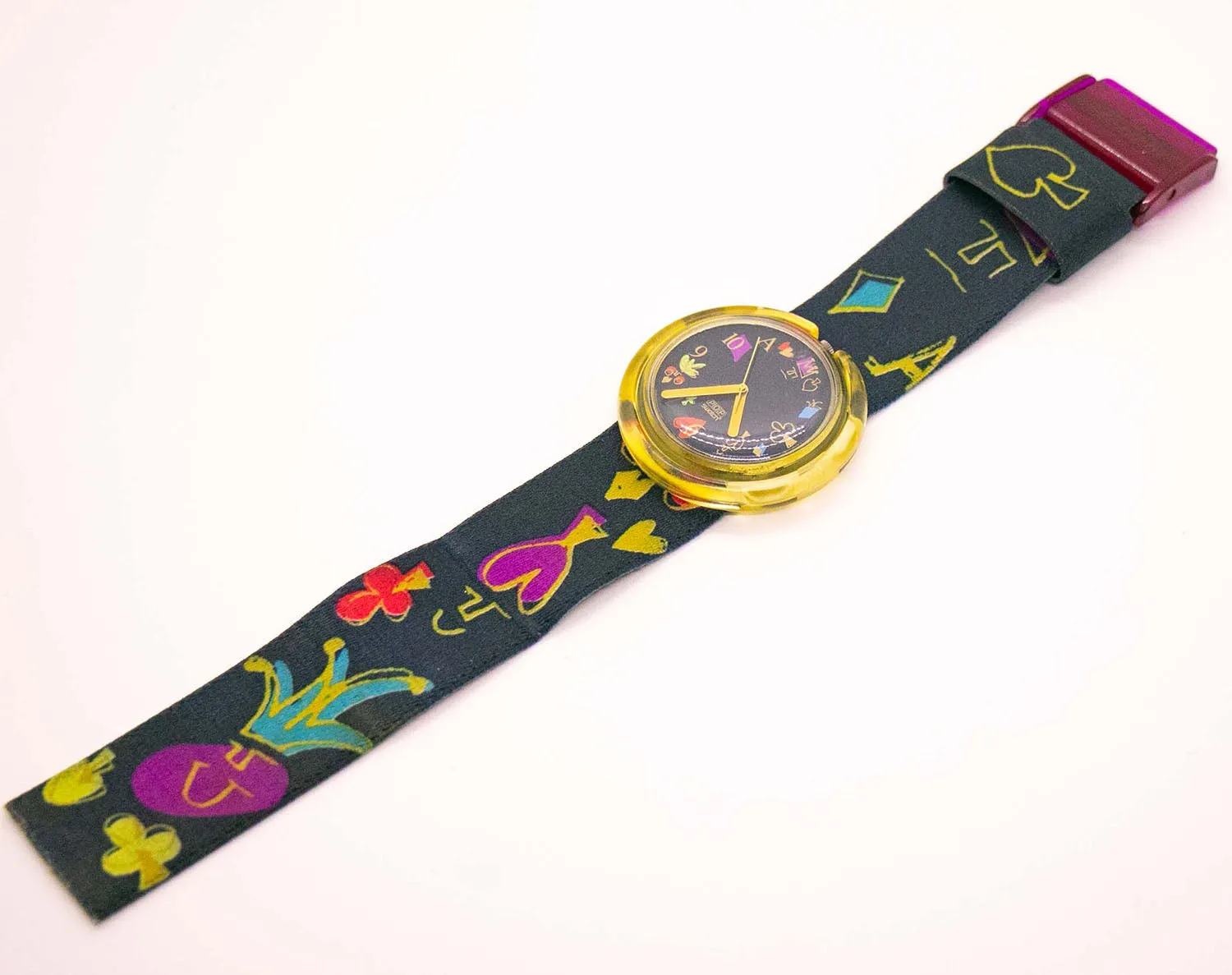 Pop Swatch ALICE PWK165 | 1992 Vintage Pop Swatch Alice in Wonderland