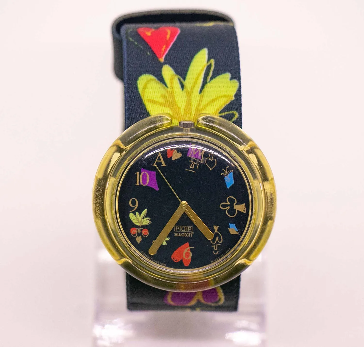 Pop Swatch ALICE PWK165 | 1992 Vintage Pop Swatch Alice in Wonderland