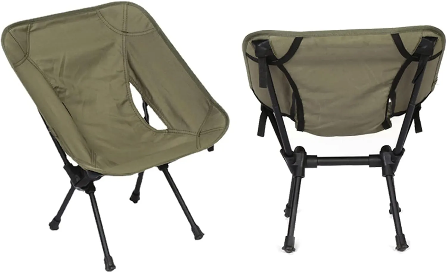 Portable Folding Chairs Outdoor Camping Heavy Duty Compact Backpacking Chair Comfort Lawn Beach with Carry Bag