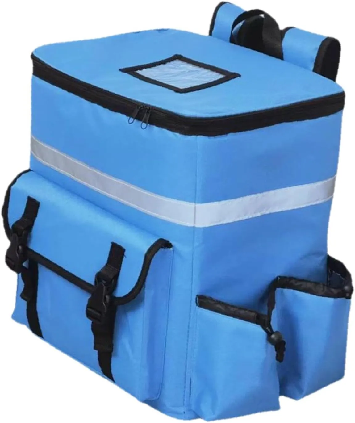 Portable Insulated Backpack for Food Storage and Travel, Blue