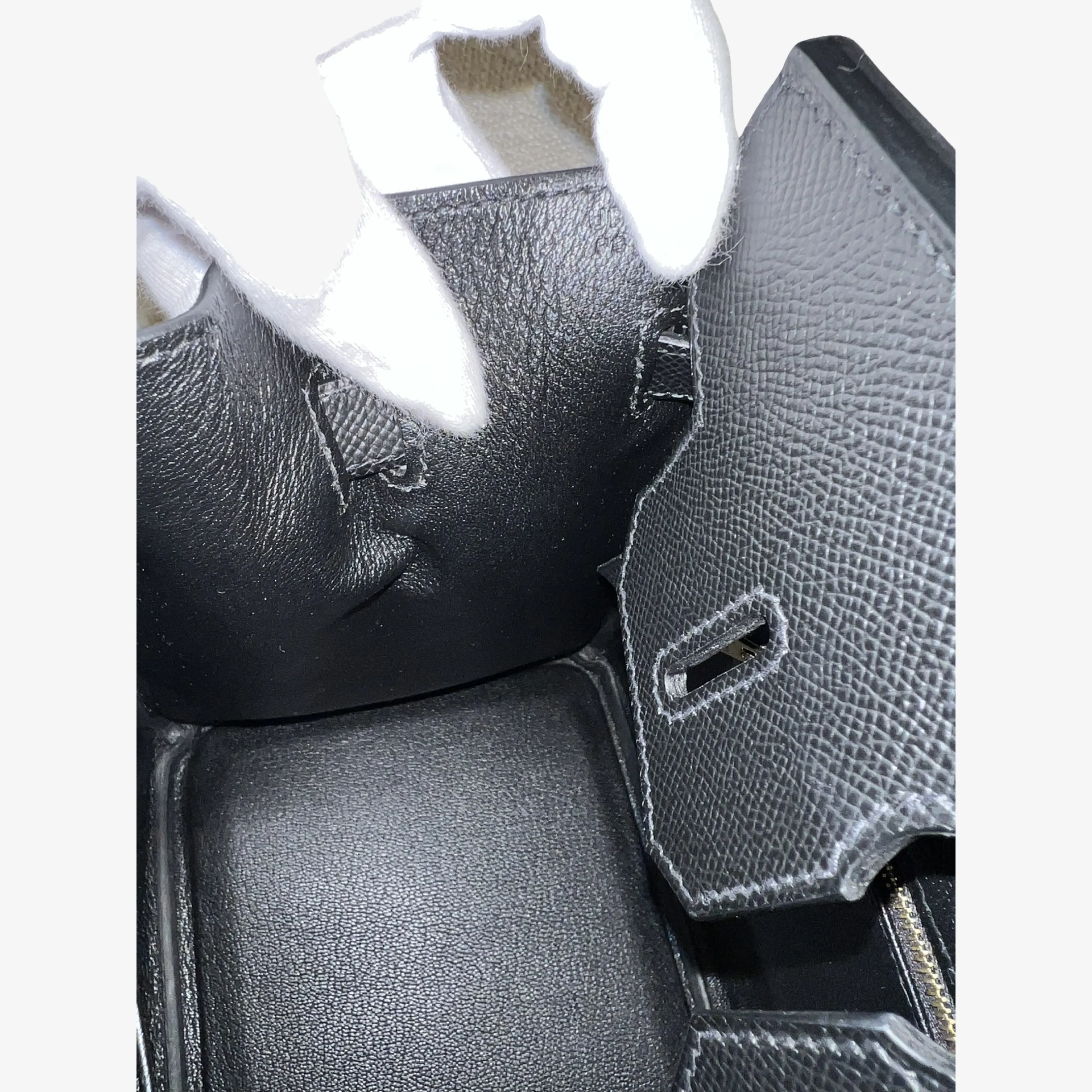 Pre-owned Hermès Black Birkin 30 Gold Hardware