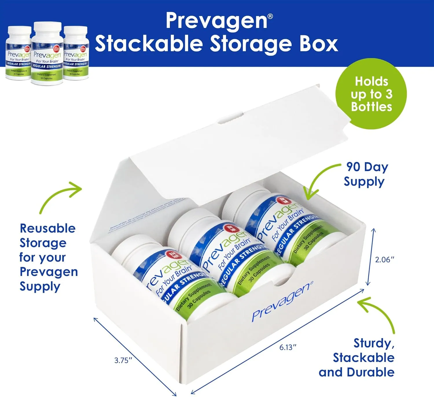 Prevagen Regular Strength - 90 Capsules (3-Pack of 30 Pills) | Prevagen Regular Strength is a supplement formulated for your brain with 10mg of Apoaequorin Plus Vitamin D3