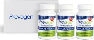 Prevagen Regular Strength - 90 Capsules (3-Pack of 30 Pills) | Prevagen Regular Strength is a supplement formulated for your brain with 10mg of Apoaequorin Plus Vitamin D3
