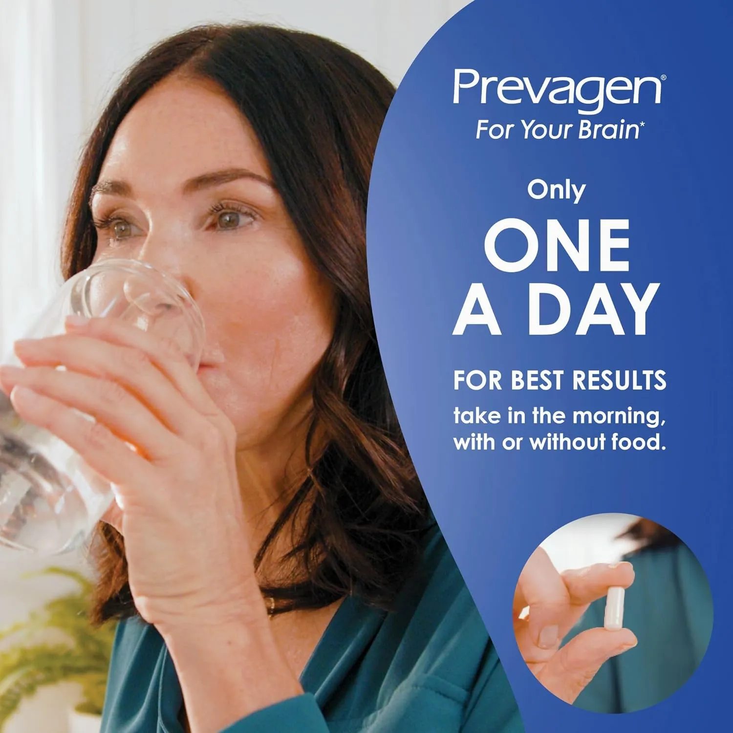 Prevagen Regular Strength - 90 Capsules (3-Pack of 30 Pills) | Prevagen Regular Strength is a supplement formulated for your brain with 10mg of Apoaequorin Plus Vitamin D3