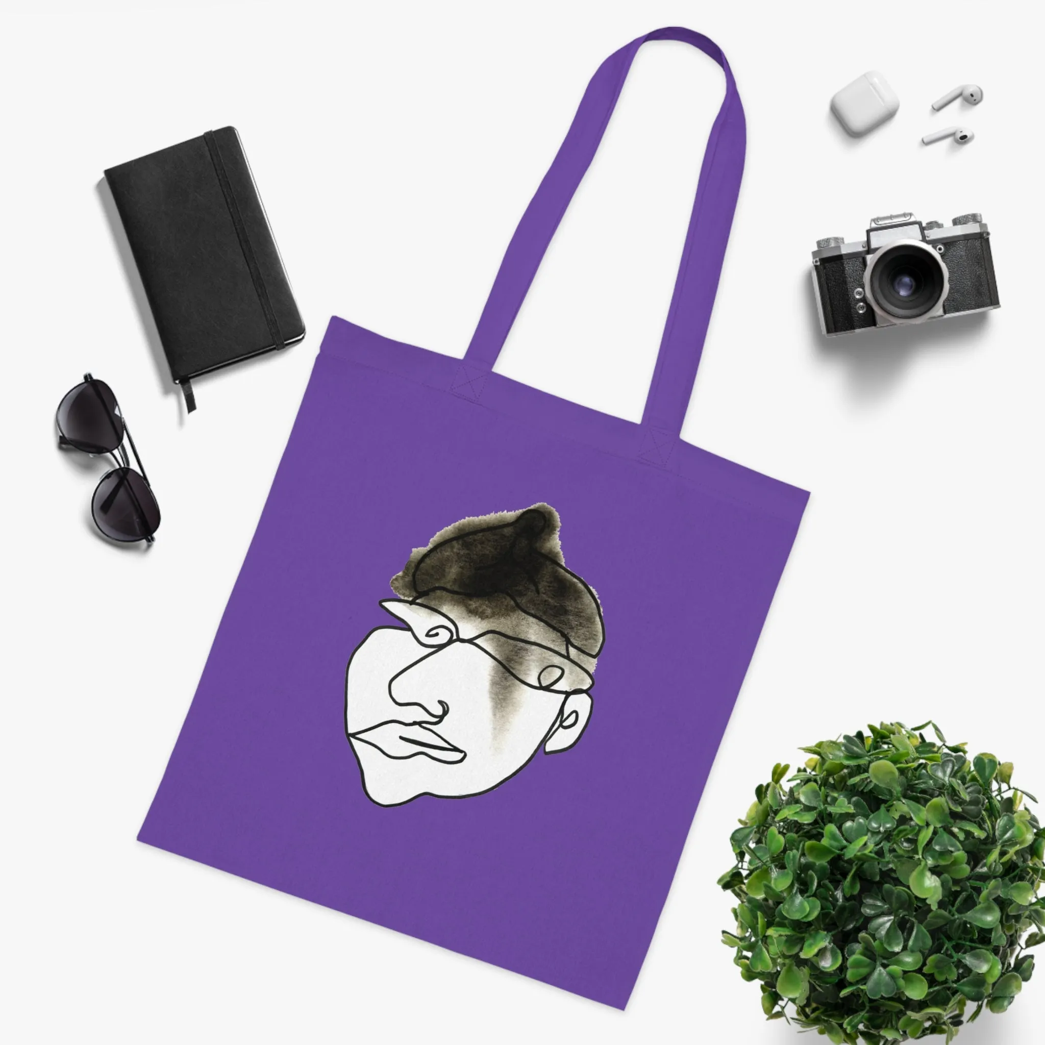 Probe - Versatile 100% Cotton Tote: Vibrant Colors, Light & Practical