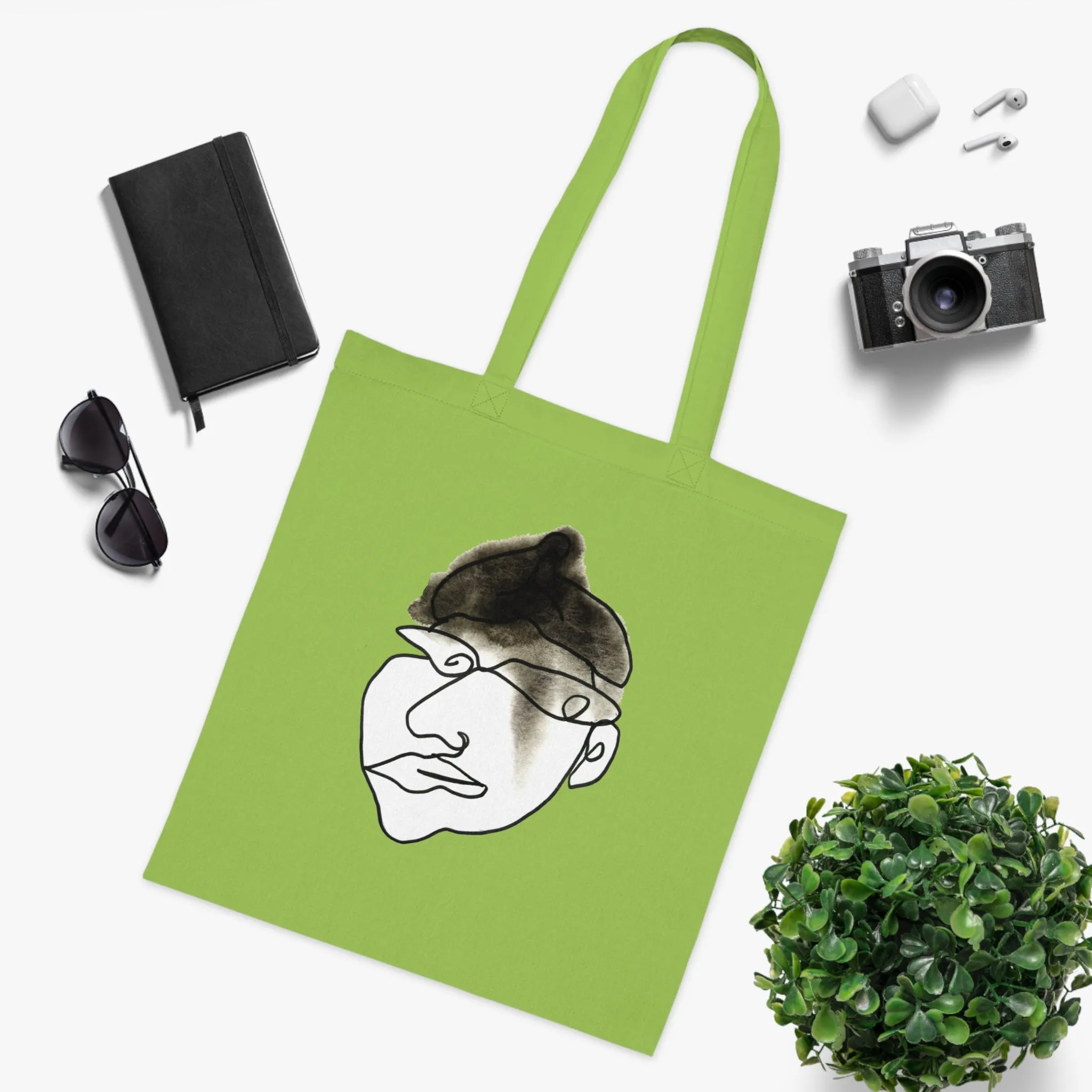 Probe - Versatile 100% Cotton Tote: Vibrant Colors, Light & Practical