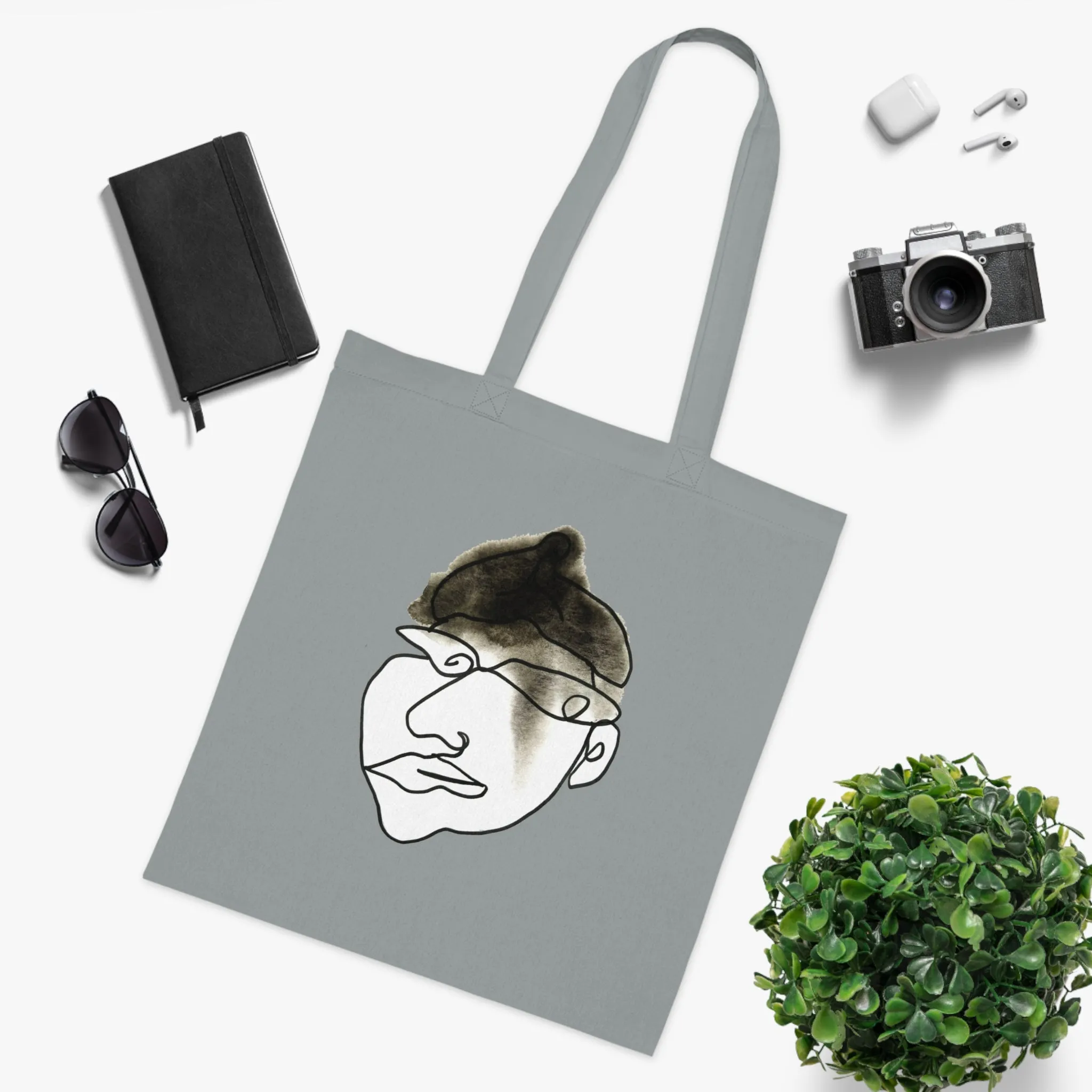 Probe - Versatile 100% Cotton Tote: Vibrant Colors, Light & Practical
