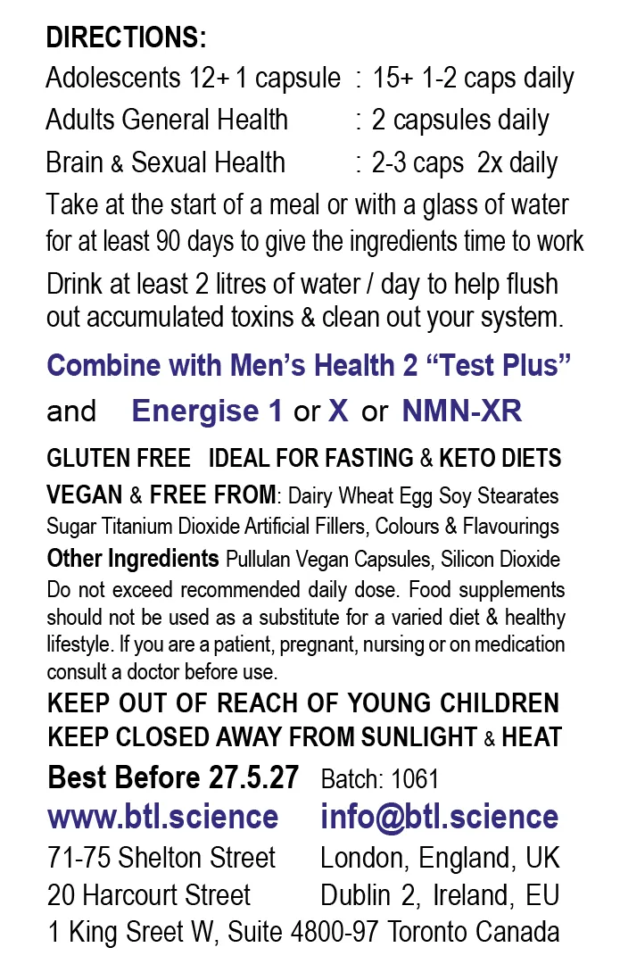 Prostate Vitality 2: Testosterone, Libido Virility, Sexual & Heart Health