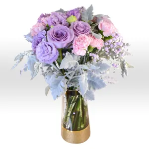 PURPLE DREAM VASE BOUQUET