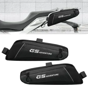 R1200GS R1250GS Side Frame Bags, Waterproof Motorcycle Repair Tool Accessory Storage Bag Rear Frame Luggage Rack Bag Compatible with BMW R1200GS LC 2013-2022 R1250GS Adventure 2018-2022