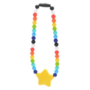 Rainbow Star Baby Carrier Teether Toy