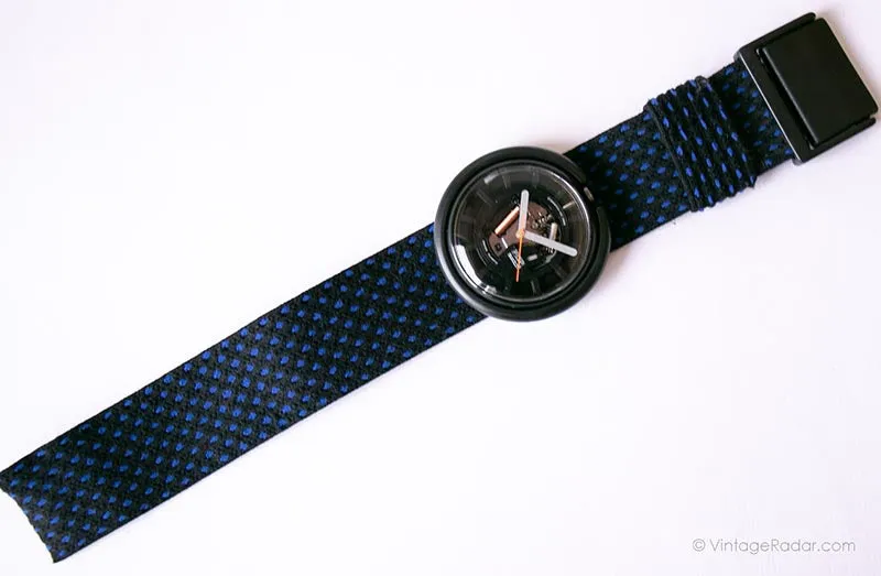 RARE 1988 Swatch Pop BB108 RED LIGHTS Watch | Collectible 80s Pop Swatch