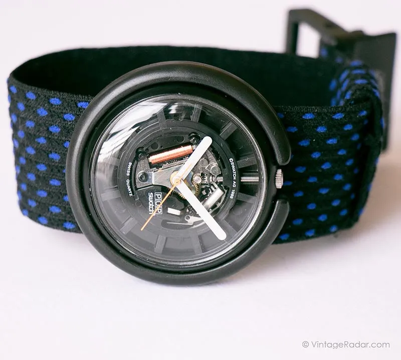 RARE 1988 Swatch Pop BB108 RED LIGHTS Watch | Collectible 80s Pop Swatch