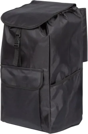 Replacement Bag for Grocery Cart/Shopping Cart - Waterproof Trolley Bags, for Aluminium alloy frame, 13inx9.5inx21.6in (Black)