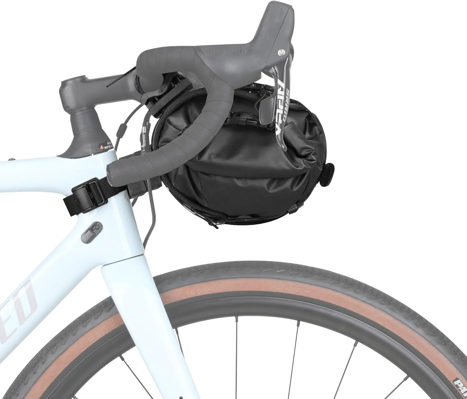 Rhinowalk Bike Handlebar Bag Waterproof Bicycle Front Tube Bag Lightweight Roll Bag 8L~13L with Shoulder Strap for Mountain Road Bike Cycling Commute Ride Accessories