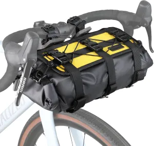 Rhinowalk Bike Handlebar Bag Waterproof Bicycle Front Tube Bag Lightweight Roll Bag 8L~13L with Shoulder Strap for Mountain Road Bike Cycling Commute Ride Accessories