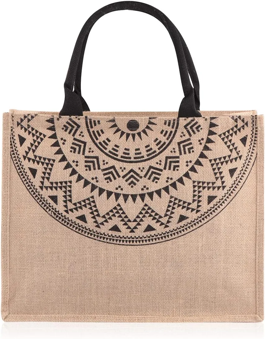RIAH FASHION Large Reusable Eco Shopper Beach Tote - Travel Shoulder Bag Pineapple, Flower, Skull, Leaf Straw, Leopard Canvas