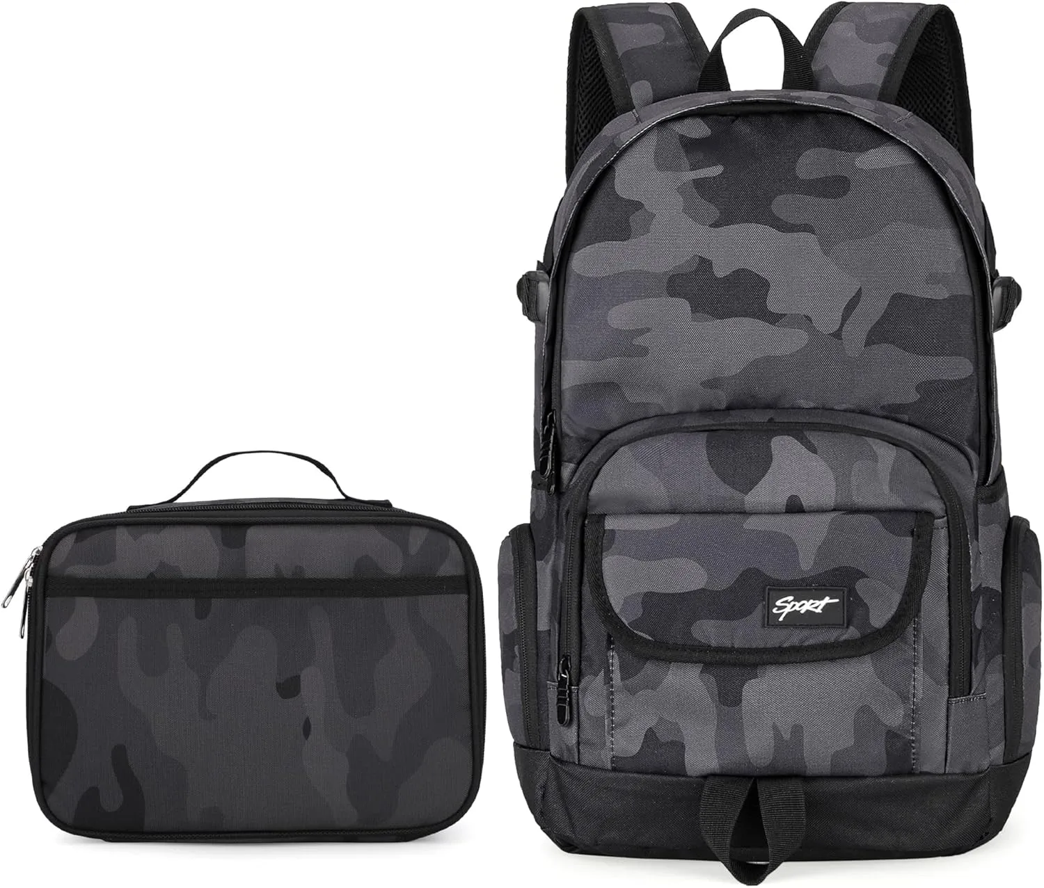 rickyh style Boys and Girls Kids Backpacks, Lightweight Backpack 18.5 x 13.75 x 8.75 Inches lunch bags 10 x 8 x 3.13 Inches Kids Backpacks for School and Travel, BPA Free