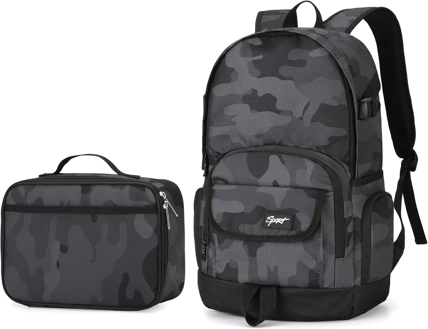 rickyh style Boys and Girls Kids Backpacks, Lightweight Backpack 18.5 x 13.75 x 8.75 Inches lunch bags 10 x 8 x 3.13 Inches Kids Backpacks for School and Travel, BPA Free