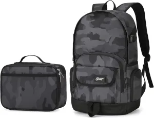 rickyh style Boys and Girls Kids Backpacks, Lightweight Backpack 18.5 x 13.75 x 8.75 Inches lunch bags 10 x 8 x 3.13 Inches Kids Backpacks for School and Travel, BPA Free