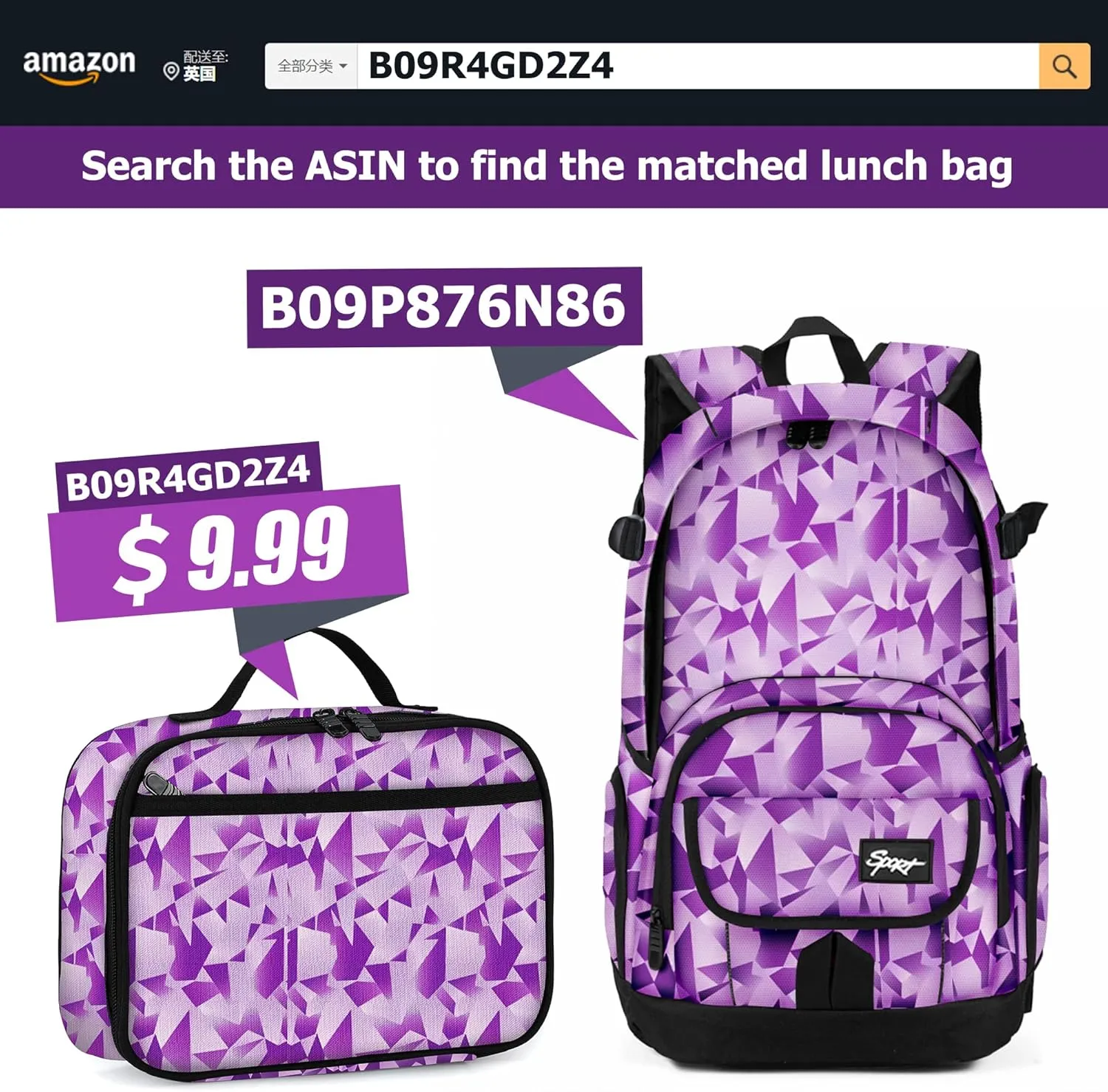 rickyh style School Backpack Travel Bag for Men & Women Lightweight College Back Pack with Laptop Compartmen