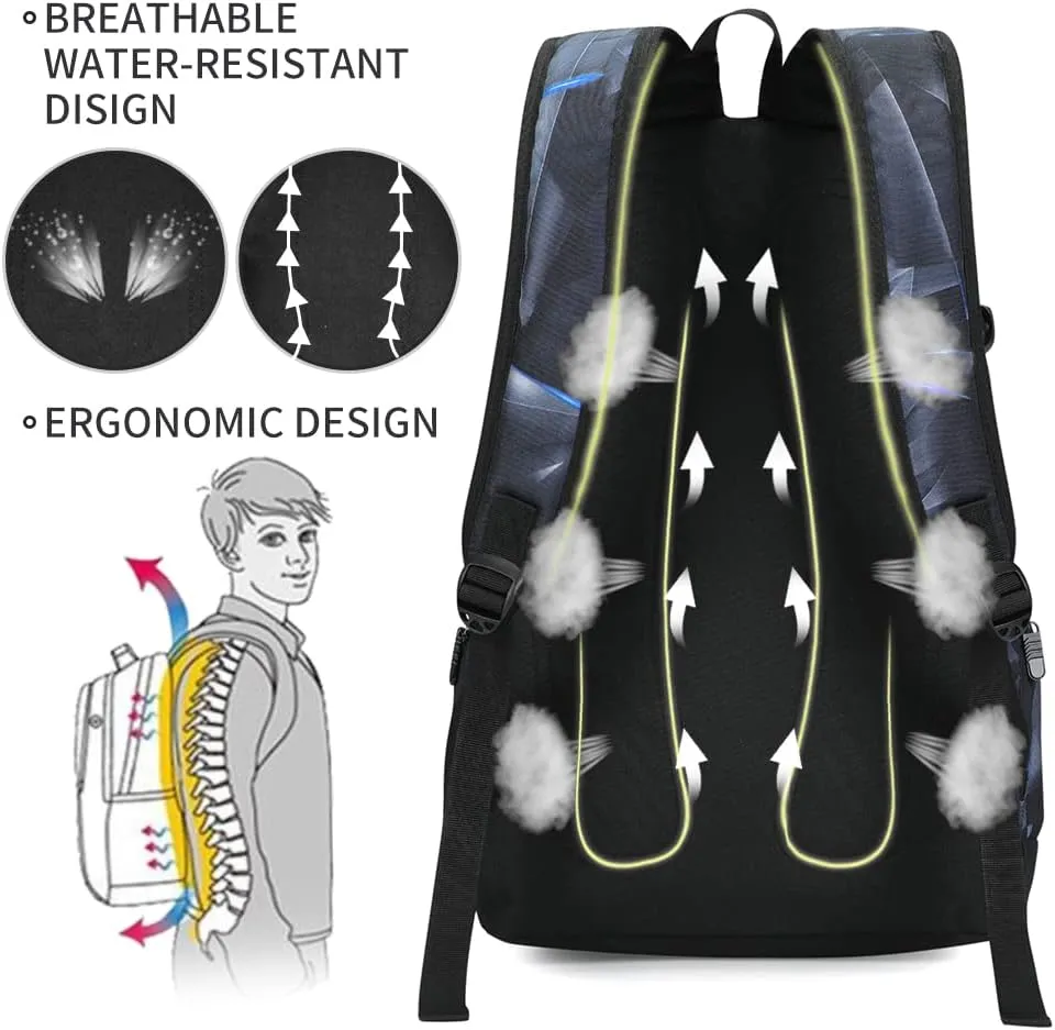 rickyh style School Backpack Travel Bag for Men & Women Lightweight College Back Pack with Laptop Compartmen