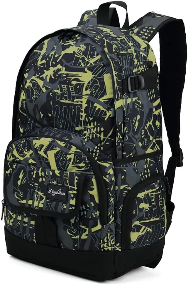 rickyh style School Backpack Travel Bag for Men & Women Lightweight College Back Pack with Laptop Compartmen
