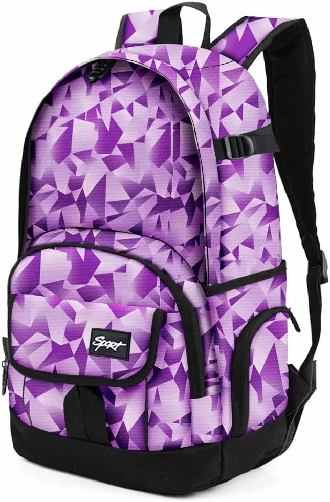 rickyh style School Backpack Travel Bag for Men & Women Lightweight College Back Pack with Laptop Compartmen