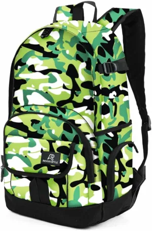 rickyh style School Backpack Travel Bag for Men & Women Lightweight College Back Pack with Laptop Compartmen